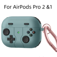New for Airpods Pro 2 Case Silicone Earbuds Case Soft Protector Case for apple airpods pro 2nd generacion with keychain
