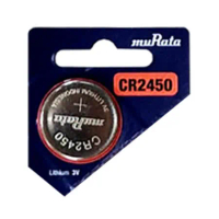 【muRata】CR2450 3V 鈕扣電池/水銀鋰電池/手錶電池