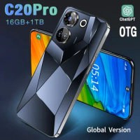 C20 Pro Mobile Phones 7.3 HD Screen SmartPhone Original 5G Dual Sim Celulares Android Unlocked 108MP 8000mAh Cell Phone