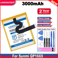 LOSONCOER 3000mAh QP1669 QP1659 Battery For SUNMI V2PRO V2 Pro Mobile Phone Battery
