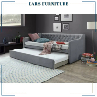 LarsFurniture READY STOCK Pull Out Sofa Bed/Daybed/Day Bed/Twin Bed/Single Bed/Katil Single