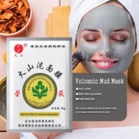 3pcs Volcanic Mud Mask Face Deep Cleansing Mask Remove Blackheads And Shrink Pores Purifying Body Mask Facial Skin Care Products