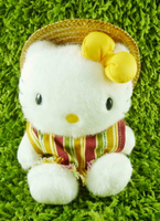 【震撼精品百貨】Hello Kitty 凱蒂貓 KITTY絨毛娃娃-墨西哥服飾-黃 震撼日式精品百貨
