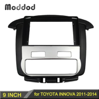 Car Radio Fascia Frame for TOYOTA INNOVA 2011-2014 Dash Installation Trim Kit Android Audio GPS Navigation Bezel Stereo Panel