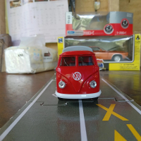 diecast vw combi minibus double cabin.