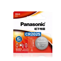 【Panasonic 國際牌】CR2025 鈕扣型電池 3V專用鋰電池-單卡5顆入