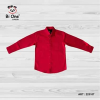 [EDISI NATAL] BiOne Kemeja Lengan Panjang Anak Laki-Laki 223107 L Merah