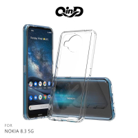 QinD NOKIA 8.3 5G 雙料保護套 透明殼 硬殼 背蓋式【APP下單4%點數回饋】