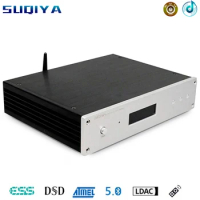 SUQIYA-Hot Sell DC200 ES9028PRO ES9038PRO DAC Decoder USB Interface CSR8675 Bluetooth-compatible 5.0 Remote Control Audio Amp