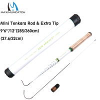 Maximumcatch Telescopic Tenkara Fly Fishing Rod 6:4 Action 12ft/360cm 15sec Carbon Fiber Fly Rod with 32cm Tube