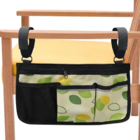Side Storage Bag Wheelchair Wheelchair Side Organizer Storage Bag Armrest Pouch With Cup Hold And Reflective Strip Wheelchair