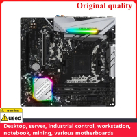 Used For ASROCK B450M Steel Legend Motherboards Socket AM4 DDR4 128GB For AMD B450 Desktop Mainboard