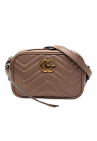 Gucci 二手 Gucci Mini Gg Marmont Matelasse 皮革斜背包