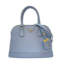 【二手名牌BRAND OFF】PRADA 普拉達 藍色 牛皮 兩用包 BN2567