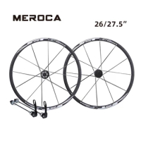 MEROCA ST6 Mountain Bike Wheelsets 26" 27.5er 24 Hole Disc Brake QR 5 Sealed Bearing Wheelset 120 Sound Mtb Bicycle Wheel Set