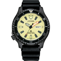 CITIZEN 星辰錶 Promaster鋼鐵河豚EX Plus 亞洲限量潛水機械錶(NY0138-14X)-44mm-綠面膠帶【刷卡回饋 分期0利率】【跨店APP下單最高20%點數回饋】