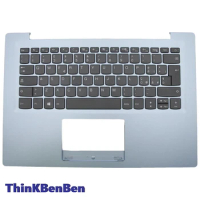IT Italian Blue Keyboard Upper Case Palmrest Shell Cover For Lenovo Ideapad S130 14 130s 14 14IGM 120s 14 14IAP 5CB0P23844