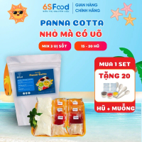 (QUÀ ĐỘC QUYỀN TRONG LIVE) Set nguyên liệu Panna Cotta Nhỏ Mà Có Võ thành phẩm 15-20 hũ mix 3 vị sốt