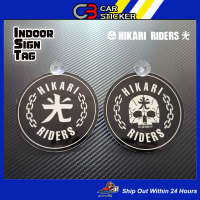 Hikari Rider Car Sign Tag / T111