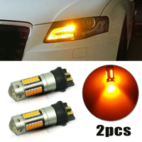 หลอดไฟ LED, 2pcs, Canbus, สีเหลืองอำพัน, PW24W และ PWY24W, สำหรับไฟเลี้ยว BMW และไฟกลางวัน