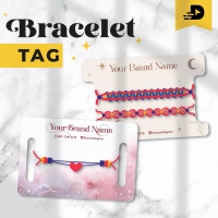 [ISI 30] Bracelet Tag / Tempat Gelang / Tempat Display Gelang Custom / Label Gelang