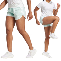 【adidas 愛迪達】M20 Short 女款 薄荷綠色 跑步 訓練 吸濕 排汗 中腰 短褲 IL1683