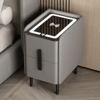 Bluetooth Nightstands Cabinets Bedroom Mobiles Small Nightstands Quality Storage Smart Luxury Table De Chevet Hotel Furnitures