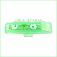 asdfkitty可愛家☆日本SAN-X果凍綠印章盒-有印泥歐-日本正版商品全新