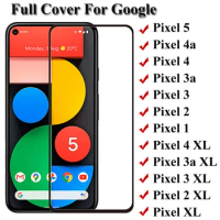 For Google Pixel 4A 5G 5 4 3 2 1 3a Full Cover Tempered Glass Screen Protector For Google Pixel 6A 4XL 3a XL 2XL XL 5 Glass Film