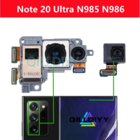 Back Big Main Camera For Samsung Galaxy Note 20 Ultra 4G N985F 5G N986B N986U Note20ultra Rear Front Camera Module Flex Cable