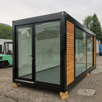 Custom-Made Prefab 10ft 20ft 40ft Container Office/ Container Showroom Modular Mobile Cabin House/home
