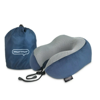 murmur 莫蘭迪藍(絨毛) 旅行頸枕 U型枕 收納頸枕 記憶枕