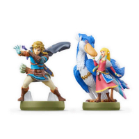 【Nintendo 任天堂】Switch amiibo 公仔 林克+薩爾達&amp;洛夫特飛鳥(薩爾達傳說 王國之淚)