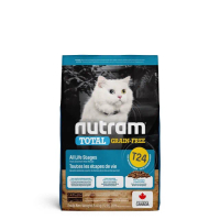 【Nutram 紐頓】T24無穀貓鮭魚 5.4KG(貓飼料、貓糧、成貓)