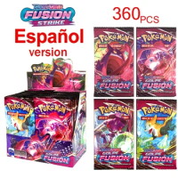 Spanish Version Pokémon TCG: Voltaje Vivio Mentes Unidas Booster Box Pokemon Cards Box Energy Collectible Card
