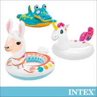 INTEX 造型游泳圈-羊駝/鱷魚_適用3-6歲(58221)
