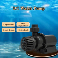 DC Ultra-Quiet Aquarium Water Fountain Pump With Controller 25W for Saltwater/Freshwater Fish Tank Pond Sump Circulation Filter