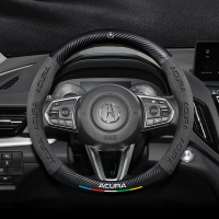 AcuraRL TL MDX TSD ZDX RDX NSX ILX RLX方向盤套真皮翻毛