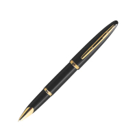 【WATERMAN】頂級海洋系列 純黑金夾 鋼珠筆(法國製)