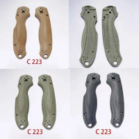 1 Pair 3 Colors Micarta Material Fold Knife Scales Handle Patches For Spyderco Para3 Paramilitary3 C