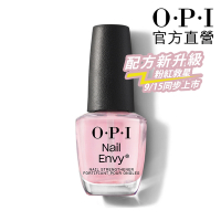 OPI 粉透清透增強指甲護甲油15ml-NT223．乾燥紋路甲專用/純素/硬甲油/可取代 經典指甲油底油/Base Coat/NAIL ENVY系列/甲面護理/官方直營