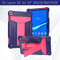 Case For Lenovo Tab M10 3rd 10.1inch TB-328F M8 TB-328F 8.0 Full Body Protection T Shape Kickstand Kids Safe Tablet Cover