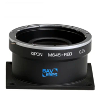 KIPON M645-RED 0.7x | Cine Focal Reducer for Mamiya M645 Lens on RED Scarlet/Epic Camera