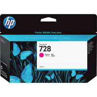 【請先詢問貨況】HP 728 原廠紅色墨水匣 F9J66A 適DesignJet T730/T830