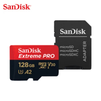 SanDisk Extreme PRO 128GB Micro SD 256GB 400GB Memory Card 64GB Micro SD Card U3 4K A2 V30 TF Card 32GB 170M/s microsd SDHC/SDXC