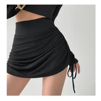 Ghina Rok Mini Tali serut style korea Size M-XXL M Hitam