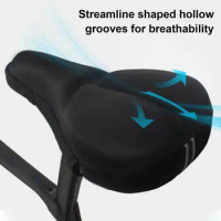 Bike Seat Cushion Cover Universal Fit Bike Seat Cover Soft Breathable Shock-absorbing Bicycle for Universal for Comfortable