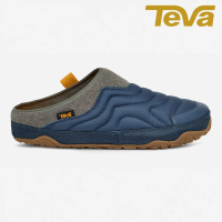 【TEVA】ReEmber Terrain 男 防潑水菠蘿麵包鞋/穆勒鞋/休閒鞋/懶人鞋 藍青色(TV1129596BWGT)