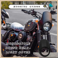 Customized For Hyosung GV125S GV300S Motorcycle Round Headlight Cover ABS Plastic Screen Fairing