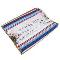 Mexican Table Place Mats,Mexican Assorted Placemats Mexican Party Wedding Decorations, Fringe Blanket Table Runner 12 X 16 Inch